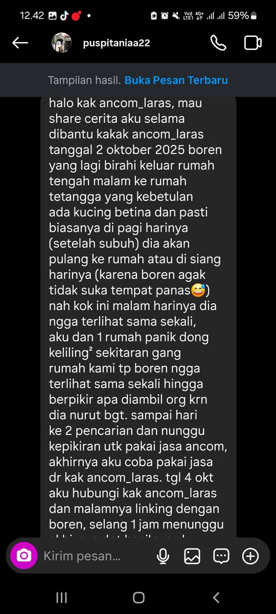 ancom_laras's tweet photo. Testimoni terbaru kita yaa https://t.co/tM6B7LXlZQ