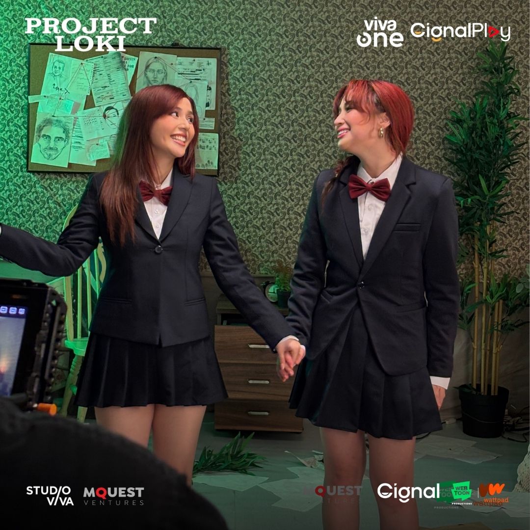 StudioVivaPH's tweet image. The OG girls of QED Club! 

Abangan ang Wattpad’s most famous mystery thriller series, PROJECT LOKI written by AkoSiIbarra.

Directed by Xian Lim. Soon on Viva One and Cignal Play.

#ProjectLoki
#VivaOne #CignalPlay
#Wattpad #WebtoonProductions
#MQuest #Cignal #StudioViva
