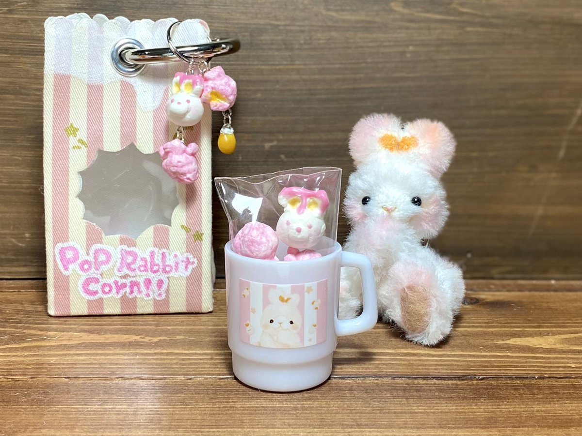 いとわたあめ テディベア うさぎ 食べ物 💭いとわたあめ💭美桜