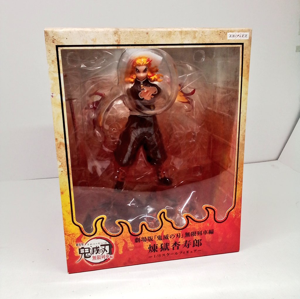 おもちゃ担当より入荷のお知らせ📢
劇場版｢鬼滅の刃｣無限列車編
煉獄杏寿郎の1/8スケールフィギュア
入荷しました🙌✨
羽織の躍動感がすごいです🔥
#浪漫遊松阪店 #鬼滅の刃
#煉獄杏寿郎