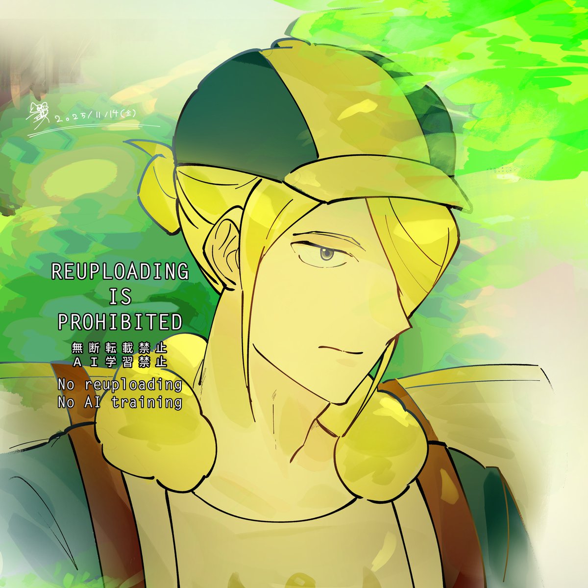 顔周りだけ描くつもりでした。