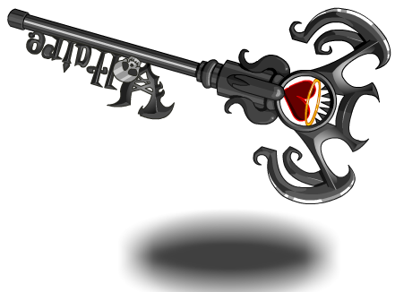 BeleenAE's tweet image. Voltaire's Key Blade (inspired by his necklace IRL) looked sooooo cool!