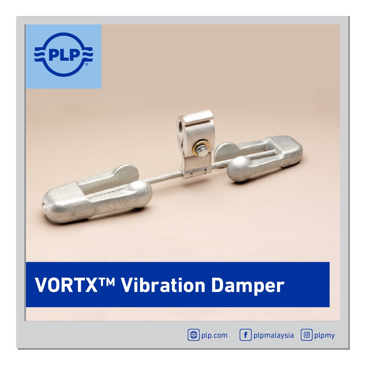 PLPMY1's tweet image. VORTX Dampers respond to wind induced line vibration. The VORTX damper can achieve greater power dissipation &amp;amp; frequency response performance than “conventional” Stockbridge damper designs.   #PLPMY #PLPID #PLP #vortex