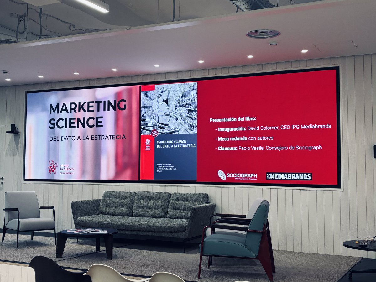 En unos minutos presentamos ‘Marketing Science: de la estrategia al dato’. 

Desde <a href="/IPG_Mediabrands/">IPG Mediabrands</a> al mercado

#neurociencia #sociograph