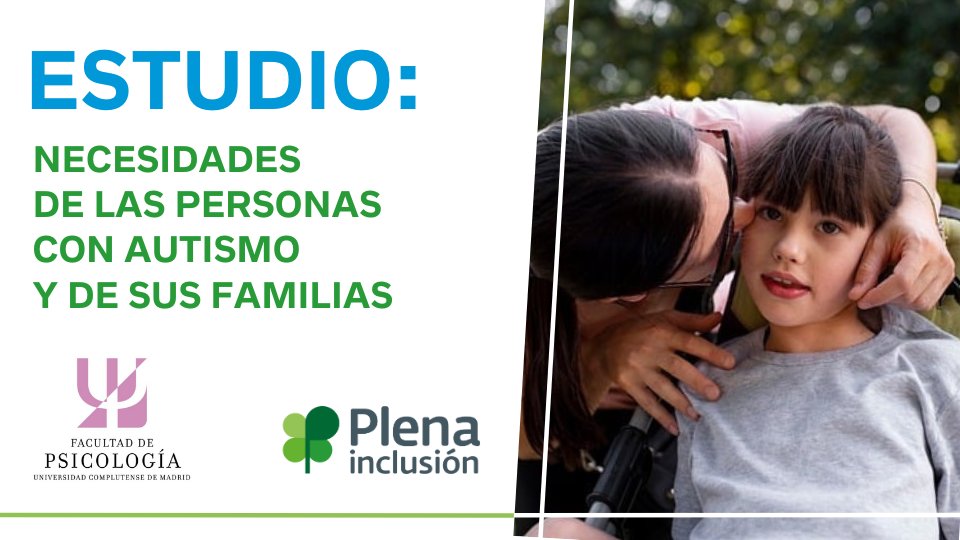 🍀 ¡Estamos investigando!
Plena inclusión y la <a href="/unicomplutense/">Complutense</a> lanzan un estudio sobre las necesidades de las familias de personas con autismo.
🙋‍♀️¿Eres familiar? ¡Participa en el cuestionario!
Tu voz es esencial para mejorar apoyos y recursos. #TEA
👉 plenainclusion.org/noticias/ayuda…