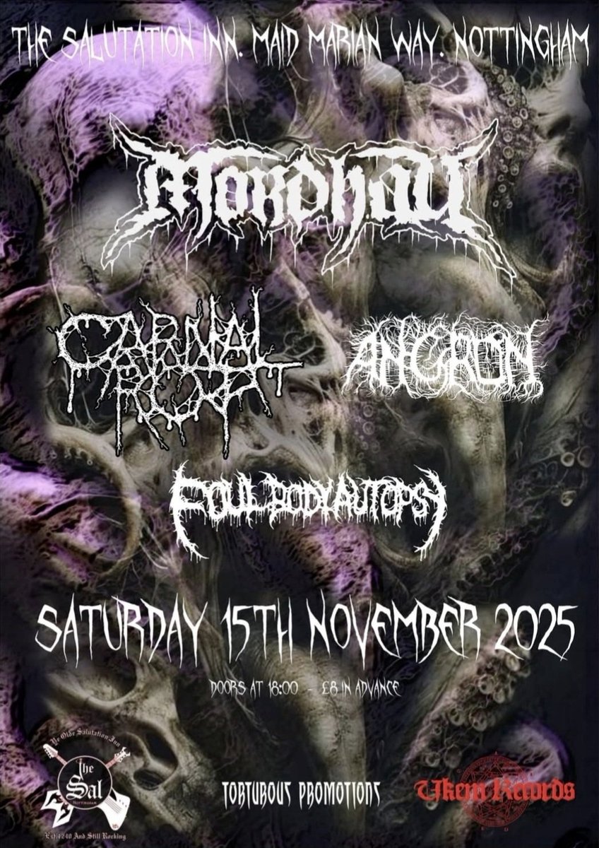 Tomorrow!
Advance tickets go off sale tonight. 
After that it'll be more on the door. 
Link in comments.