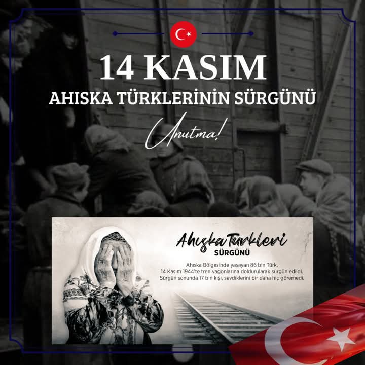 Erkan12161586's tweet image. ...Onların tek suçu TÜRK olmalarıydı.🇹🇷

...Ahıska TÜRKLERİ 14 Kasım 1944’te Sovyetler Birliği Diktatörü Stalin Tarafından Tren Vagonlarına Doldurularak İnsanlık Dışı Bir Şekilde Sürgün Edildiler.

Unutmadık,Unutmayacağız.!

#14Kasım1944
#AhıskaTürkleriSürgünü
