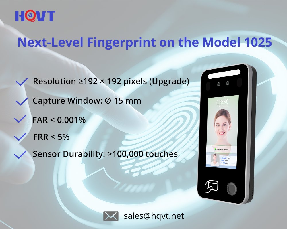shenzhen_hqvt's tweet image. ✨ We are pleased to announce that the Model 1025 has been upgraded with a new fingerprint module, delivering faster and more accurate biometric authentication.
📩 Contact us: sales@hqvt.net

#HQVT #Fingerprint #BiometricAuthentication #AccessControl #SecureAccess