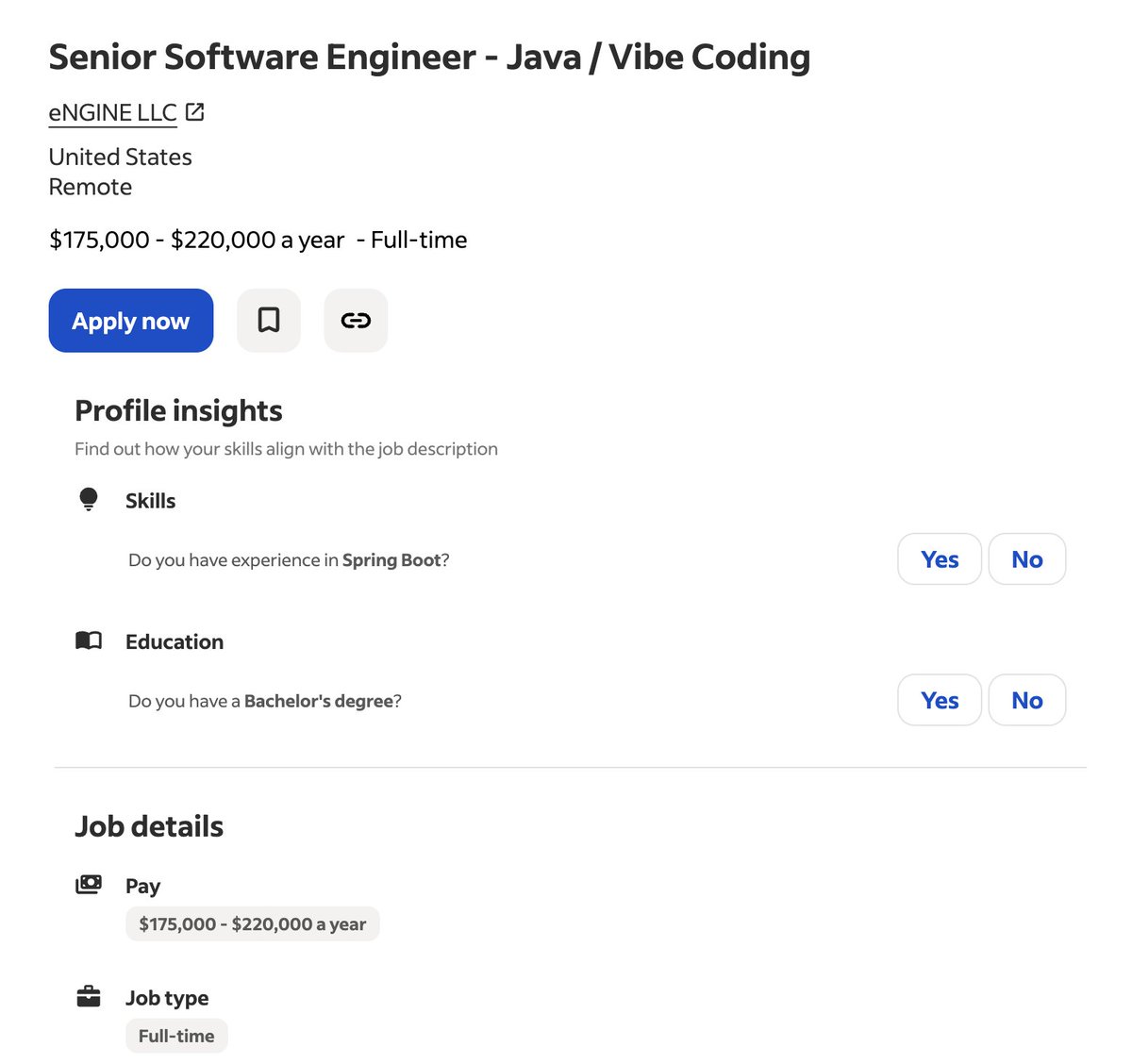 TheTechWorldPod's tweet image. Now we have Jobs seeking vibe coding skills
If you were to interview someone on this, how would you know the good/bad vibe coder? #vibecoding #vibe