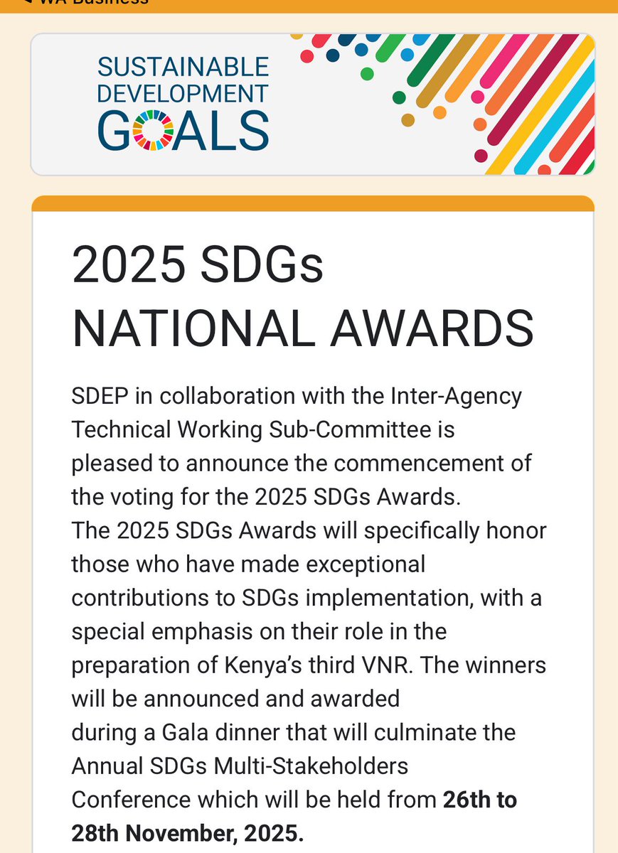11 𝐲𝐞𝐚𝐫𝐬 𝐓𝐮𝐫𝐧𝐢𝐧𝐠 𝐒𝐄𝐖𝐀𝐆𝐄 𝐭𝐨 𝐑𝐄𝐔𝐒𝐀𝐁𝐋𝐄 𝐰𝐚𝐭𝐞𝐫♻️💦;2,000,000 liters recycled daily; 20K+  trees grown.. 
☑️VOTE 𝐄𝐂𝐎𝐂𝐘𝐂𝐋𝐄 for the 2025 𝐒𝐃𝐆𝐬 𝐍𝐀𝐓𝐈𝐎𝐍𝐀𝐋 𝐀𝐰𝐚𝐫𝐝𝐬 👉🏾docs.google.com/forms/d/e/1FAI…