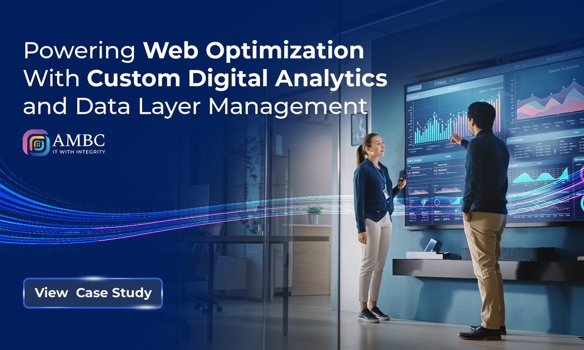 AMBCINC's tweet image. A global manufacturer fixed its analytics blind spots and unlocked clearer marketing decisions.
See how → Download the case study👇
ambconline.com/case-study/pow…

#Analytics #MarketingROI #DataDriven #DigitalTransformation #AmbcCaseStudy