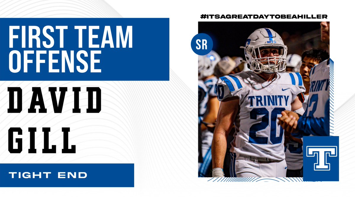 🔵All-Conference Offense⚪️

🏈The Hillers land 8️⃣ players on the Big Six All-Conference Offensive teams!

#itsgreatdaytobeahiller 🔵⚪️

<a href="/DKnause5/">Coach Knause</a> <a href="/FootballHillers/">Trinity Hillers Varsity Football</a>