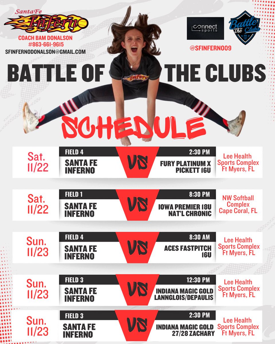 Next up Ft.Myers <a href="/ConnectSports_/">Connect Sports</a> <a href="/Team1_fastpitch/">Team 1 Fastpitch</a> <a href="/sydneydavis2027/">Sydney Davis</a> <a href="/JessilynVera18/">Jessilyn Vera - JessilynVera2027@yahoo.com</a> <a href="/johnson_niamah/">Niamah Johnson</a> <a href="/PaitynDonalson/">Paityn Donalson</a> <a href="/samantha_otano3/">Samantha Otano</a> <a href="/MadisonB2027_/">Madison Bergeron</a> <a href="/BeritAcker2027/">Berit Acker</a> <a href="/ReeseR2028/">Reese Randall</a> <a href="/CamilaDiaz2411/">Camila Diaz 🎓Class of 2029🇻🇪🇺🇸</a> <a href="/emmaline_vb89/">Emmaline Van Beck</a> <a href="/BellaBenton2028/">Isabella Benton</a> <a href="/FeNowling/">Santa Fe Inferno-Nowling</a> <a href="/BRIGITTEVA67589/">Brigitte Valdera 2028</a> <a href="/kyliediaz2029/">Kylie Diaz</a> can’t wait 🔥