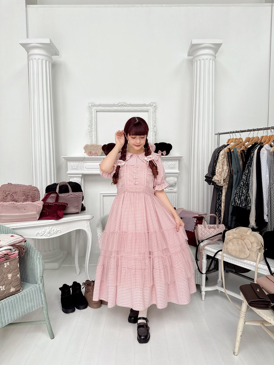 ブルー🩵ピンク🩷しまみさエプロン新色