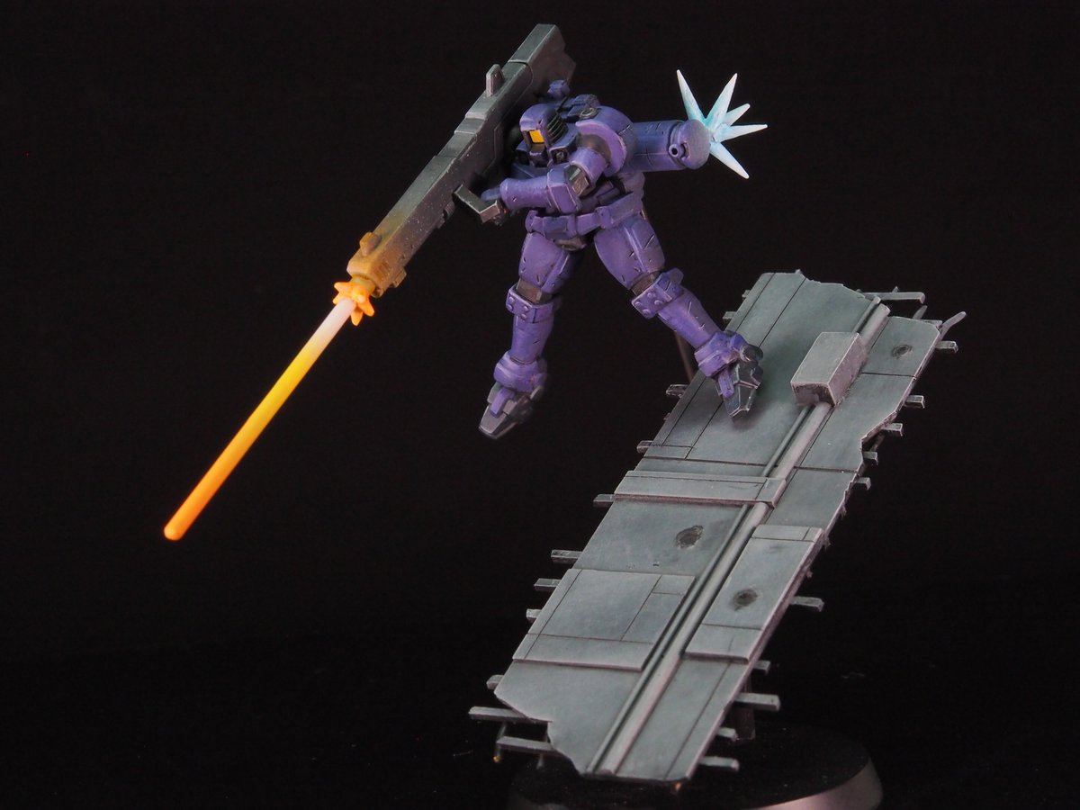 firecatnia's tweet photo. 加筆再投稿です。
「援護射撃」
・オープン部門
#GAクレオス杯
・ガンダムアッセンブルカラーは主に紫をベースとして、陰影用にシェイドのブラックを使用しています。
リプに続きます。 https://t.co/m2XgPm6Vd0