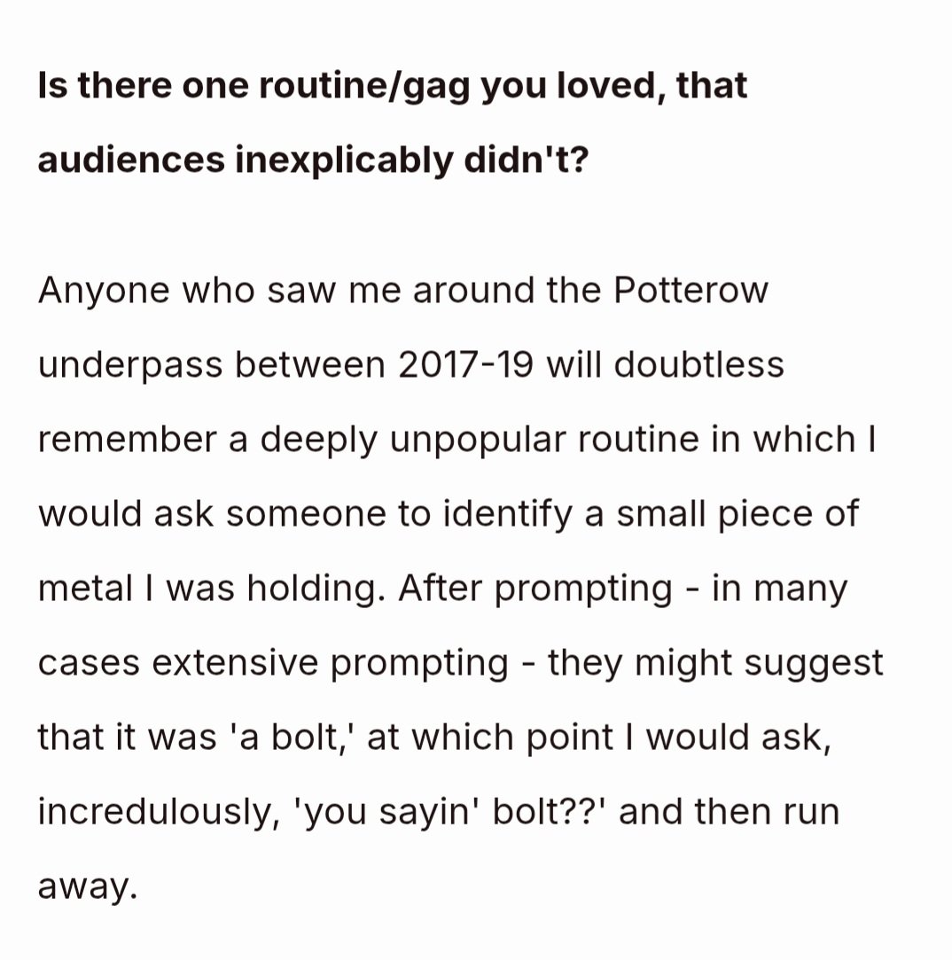 SomeNiceFun's tweet image. The fine fellows at @BritishComedy have permitted me to crow about my First Gig and my Worst Gig, in a thinly-veiled effort to promote my forthcoming show.
Read about it: comedy.co.uk/live/fgwg/andy…