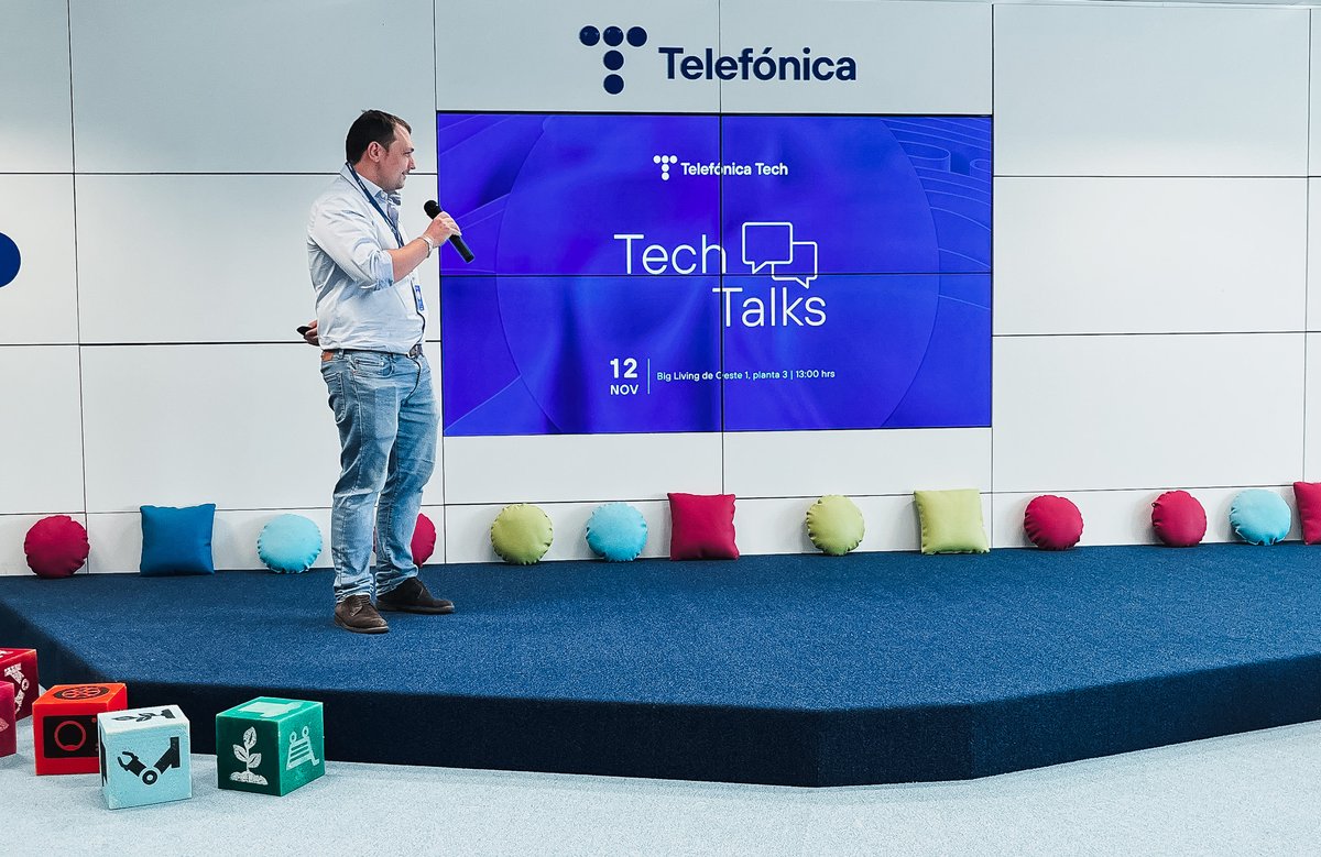 acens's tweet image. El talento se multiplica en las Tech Talks de @telefonicatech. Nuestro compañero Gonzalo De la Poza de y los equipos de TheThinX unieron fuerzas y visión. Sesiones que crean mejores sinergias y juntan a grandes talentos.

#TalentoTech #B2B #Innovación 💚💙
