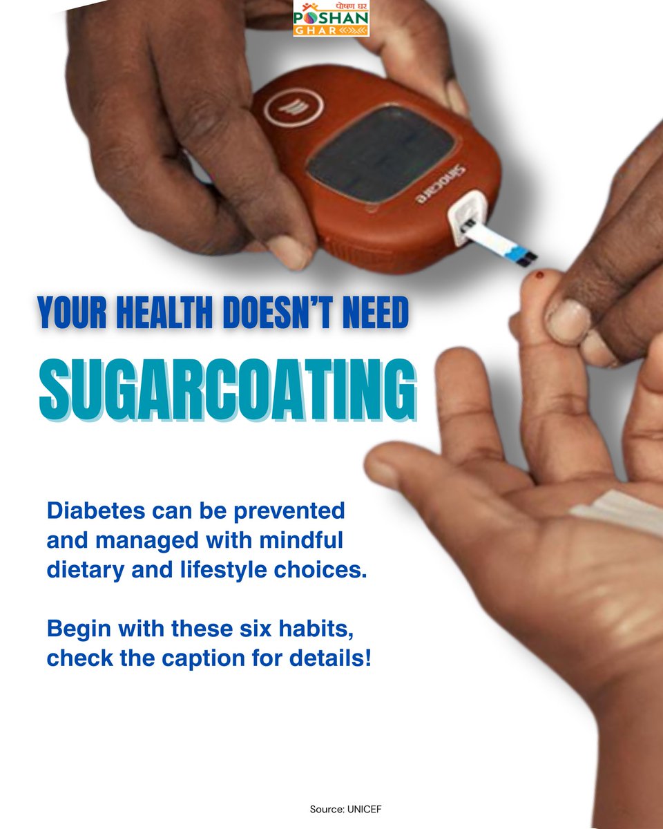 Diabetes is preventable and manageable through everyday dietary and lifestyle choices.