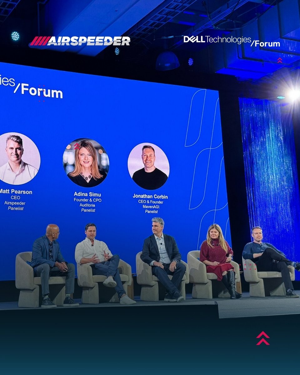 AirspeederHQ's tweet photo. New York, you thrashed our sim, dropped jaws at the Airspeeder, and made the #DellTechForum one for the books 🗽
And yes… next time the sim will be bigger, and better (that’s all we’re saying for now).
Thank you, NY.
Wheels up...on to our next destination.
#Airspeeder #AI https://t.co/orMAKy9bbX