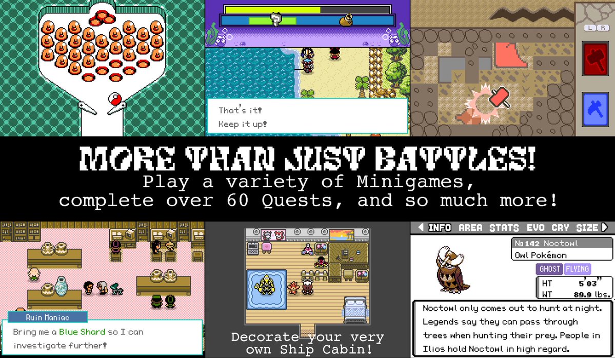 Nuzlocke_Edu's tweet image. 🚨New ROM Hack Release🚨

Pokémon Lazarus, created by the team that brought you Emerald Seaglass. This Emerald hack brings a unique style and completely new region to explore with more then just Pokemon battles.

🔻Link Below🔻