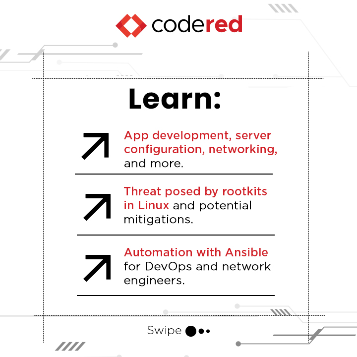 CodeRed_Pro's tweet image. 🚀 Ready to power the IT world?
Master Linux, networking, and server management with System Administration training from CodeRed.

💻 Learn to configure, automate &amp;amp; secure systems like a pro.
Be the backbone of every tech team.

⚡ Learn. Automate. Protect.
Start now 👉…
