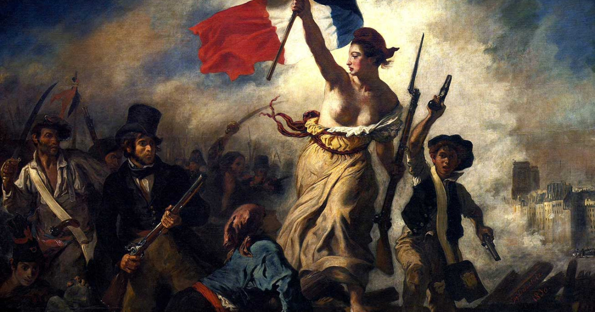 🇫🇷この絵、1789年のフランス革命を描いているわけではないんです