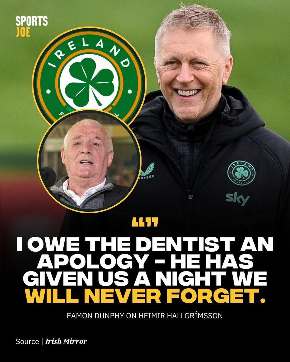 Not the first time, Eamon 😂