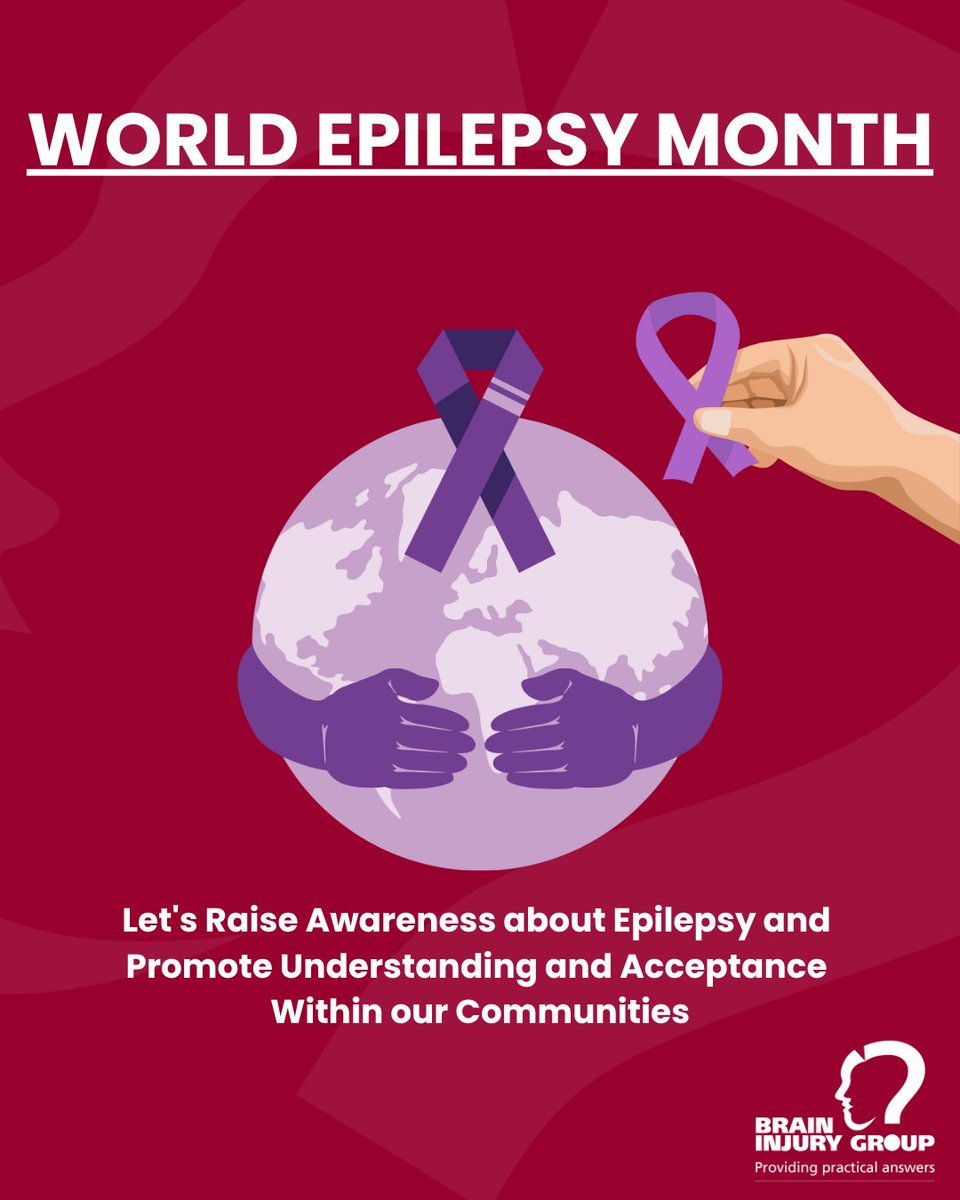 braininjurygrp's tweet image. 💜 November is World Epilepsy Awareness Month 💜
A reminder of the importance of understanding and compassion.
Learn more about epilepsy and brain injury in our on-demand webinar with Hannah Cock.
👉 braininjurygroup.co.uk/.../post-traum…
#EpilepsyAwareness #ExpandYourKnowledge