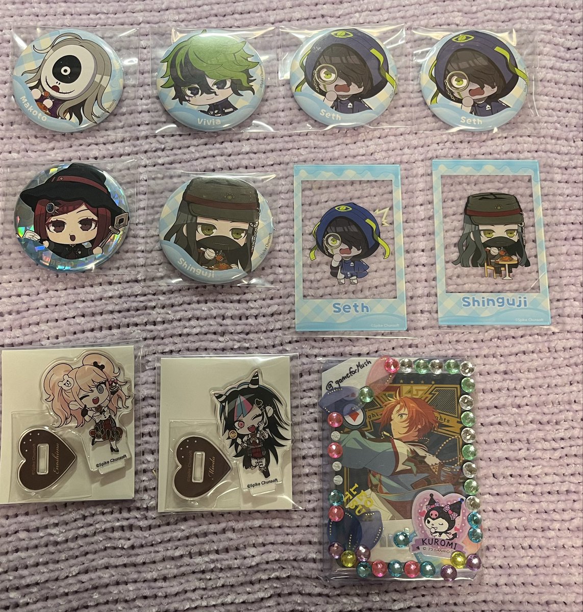 gameforMush's tweet photo. ダンガンロンパ good spoon 交換
譲画像1〜4
☆→罪木、真宮寺、入間、澪田
無印→茶柱、終里、ウサミ、ソニア、花村、十神、ペコ、九頭竜、星、夢野、白銀

求
全種
☆天海☆王馬☆舞園>☆七海、夜長、朝日奈、西園寺、小泉>大神
ホロには複数提供可能
梅田手渡しor郵送
検索より気軽にお声がけ下さい https://t.co/k3DlKBqwqn
