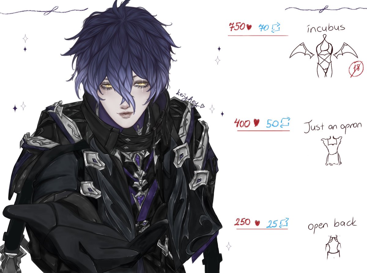 keiyhey's tweet image. [dress up flins challenge]

This took way longer to finish cuz of his accessories and there’s still some missing cuz I was lazy lmao

Oof, I feel like I won’t reach the top goal but we’ll see… I’m scared please don’t flop 🧍‍♀️ #Flins #GenshinImpact #Genshinfanart