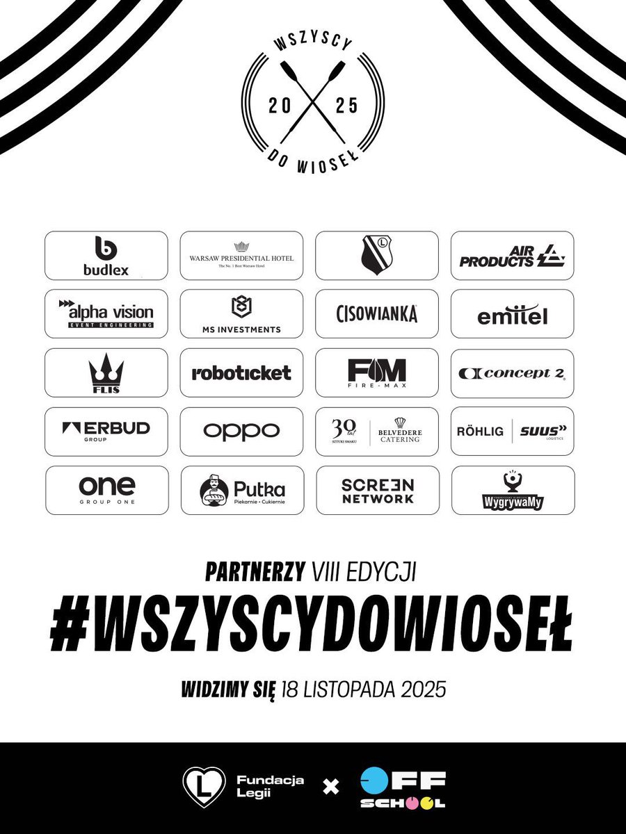 Jak co roku nasze załogi wypełniają się do ostatniego miejsca!

Możliwe jest to oczywiście dzięki wsparciu naszych partnerów! Super, że jesteście z nami. ❤️