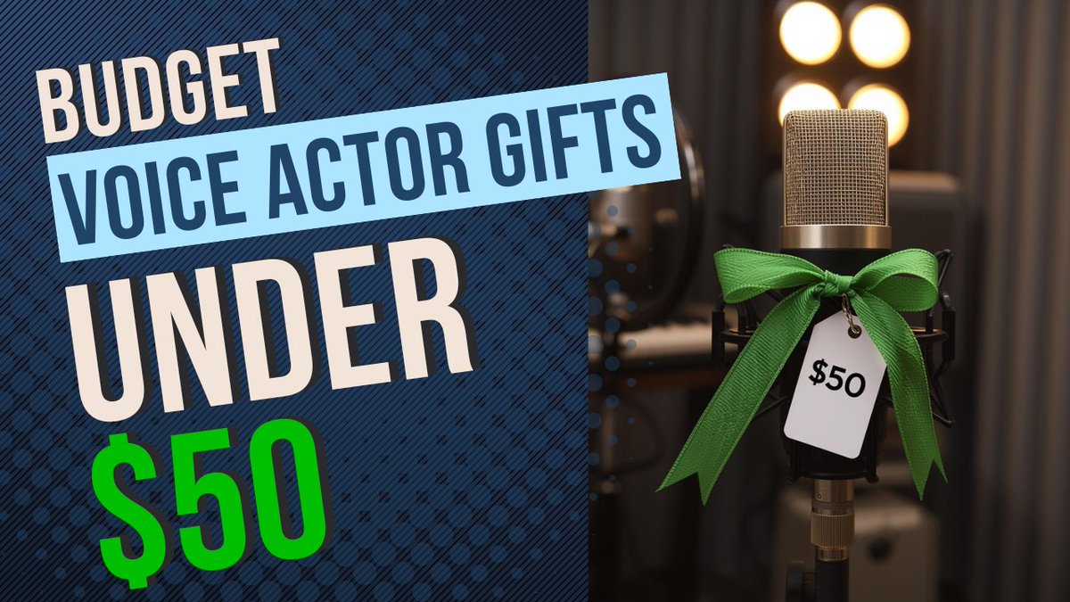 ThePurpleGypsy's tweet photo. Voice actors can be tough to shop for.
So I made it easy — here are great VO gifts under $50 that we’ll actually use. 🎙️

Watch here → https://t.co/Wex5aunYcu

#vo #voiceover #voiceactor #voiceacting https://t.co/YP2CsVOsza