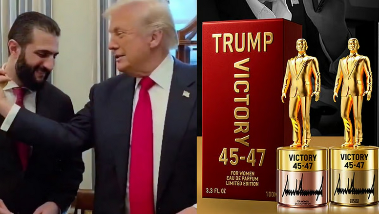 mclevy360's tweet image. When an Alpha Dog battles a contender and defeats him, the Loser bares his neck as the Alpha PEES on him to mark him with his Scent.🐕
That&apos;s precisely what Trump did when he Sprayed the visiting Syrian President with His Victory 47 Stank at the White House. #PissingContest