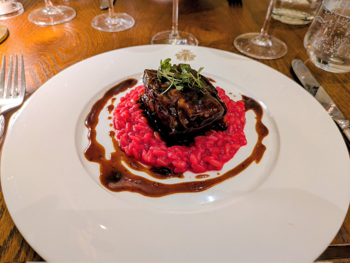 KevinAbrook's tweet photo. Usually I prefer to eat than take pictures, but the food was amazing at Ashford Lodge. 👌#anniversay🥂 @TheLodgeAshford https://t.co/eSeLFa9WiE