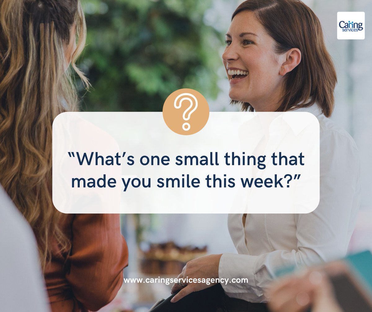 Caringservices1's tweet image. It’s feel-good Friday 💙

Before the weekend, take a moment to reflect on something that made you smile, a kind word, a coffee break, a laugh at work ☕✨
Our #SupportWorkers, #Carers &amp;amp; #Teachers give so much,  let’s celebrate the little moments 🙌