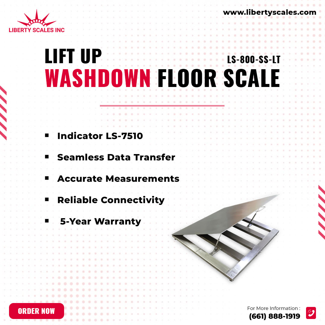 ScalesLiberty's tweet image. 🚀 Elevate Your Weighing Experience with the Liberty LS-800-SS-LT-5X5 NTEP Certified Washdown Floor Scale!
Contact Us:
📞 (661) 888-1919
✉️ sales@libertyscales.com
🌐 Product URL: libertyscales.com/products/liber…
#IndustrialScale #WeighingSolutions #LibertyScales