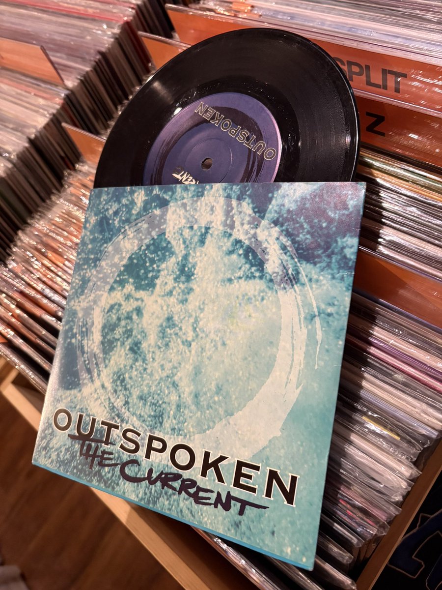カリフォルニア産90'sハードコアOUTSPOKENの名作7インチの良品中古盤