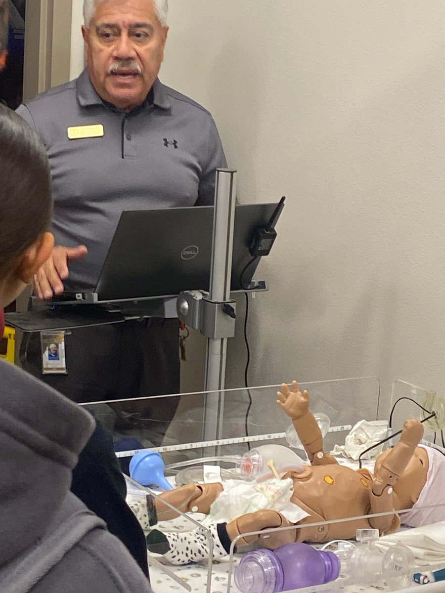 Amazing pictures from the child development class field trip on Thursday. Our student were able to visit Burrell College &amp; Myrna to experience a simulated child birth among other educational activities. Go Knights!