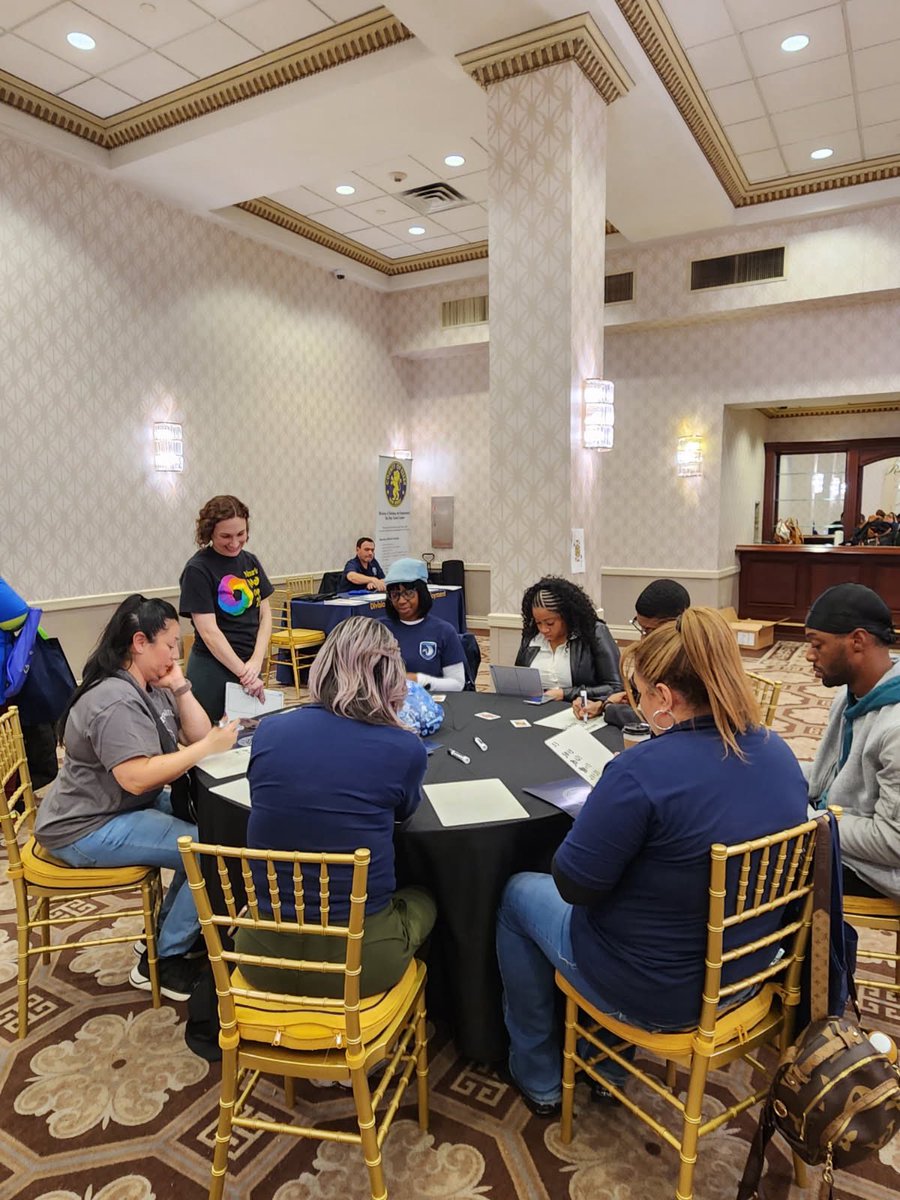 At yesterday’s Title 1 Conference, Newark parents and educators engaged in hands-on mathematics games and activities they can play with their children at home.