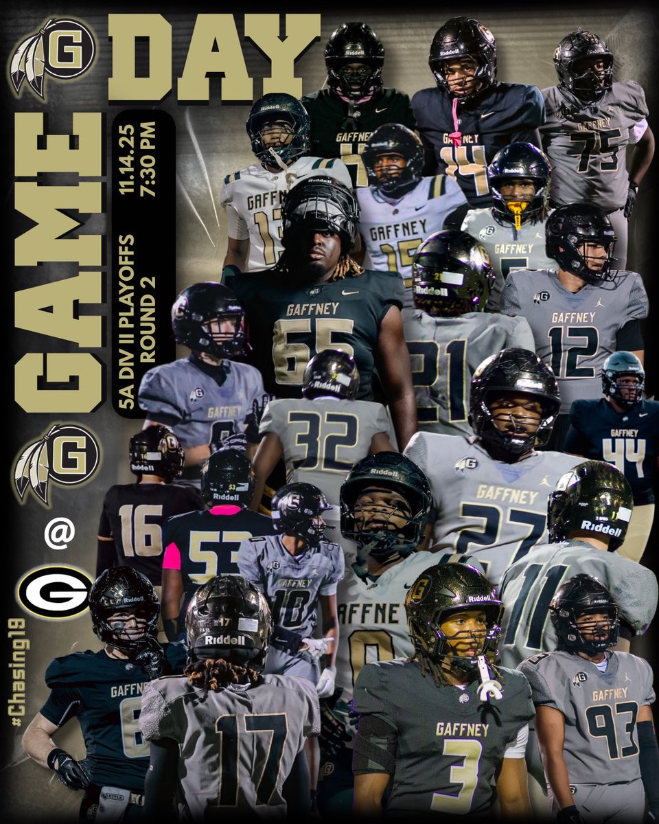 GaffneyFootball's tweet image. #Chasing19