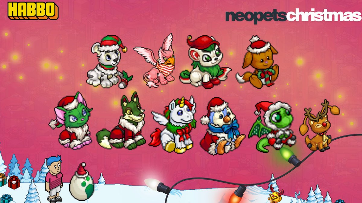 HO HO HOH MY GOD!

LOOK AT THESE CHRISTMAS THEMED NEOPETS COMING TO <a href="/Habbo/">Habbo</a> THIS CHRISTMAS!

#Habbo #Neopets