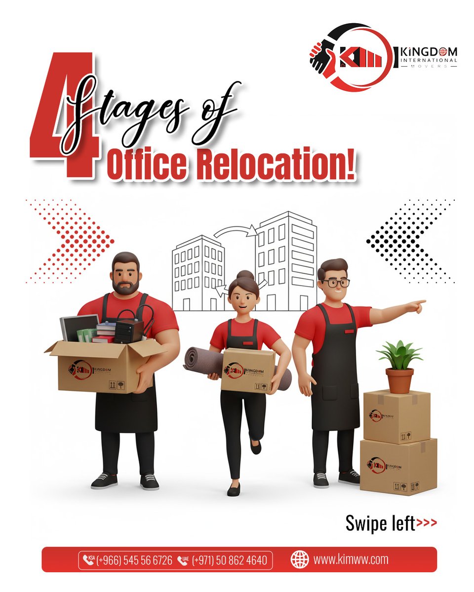 kimww_movers's tweet image. Office relocation shouldn't be a rollercoaster! 🎢 

Skip the IT chaos &amp;amp; document burial. We handle packing, transport, and setup so your team stays focused on business, not boxes. 

#OfficeRelocation #KingdomInternationalMovers