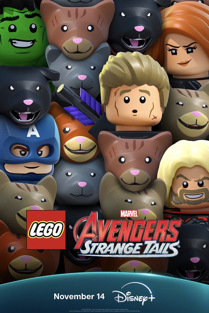 CinemaRareIN's tweet photo. A social media influencer threatens global devastation, forcing Hawkeye & The Avengers to expand their ranks. The heroes discover that fighting viral threats requires more than just their usual superhero skills.
#LEGOMarvelAvengers: #StrangeTails (2025), out now on @JioHotstar. https://t.co/apyjBUnTQs