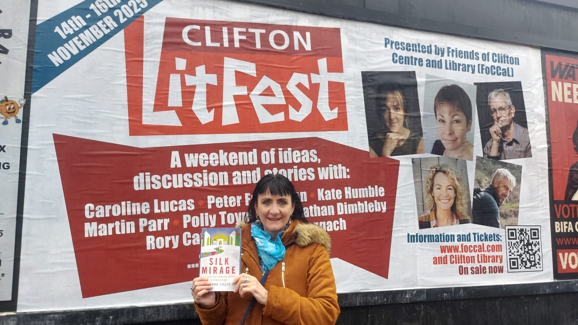 Excited to be in Bristol for <a href="/cliftonlitfest/">Clifton Lit Fest</a> - in illustrious company!