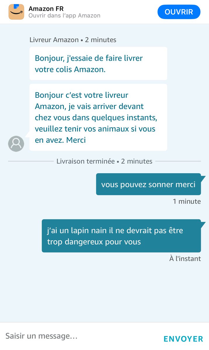 D_Dozol's tweet photo. Les livreurs @amazon ❤️ https://t.co/l316KB5W4N