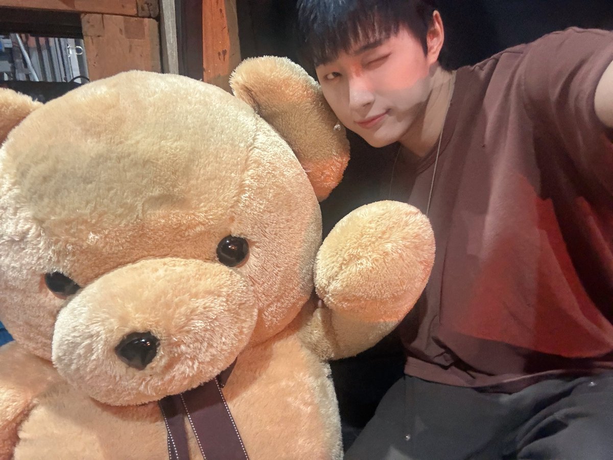 Love rides the rain again today. Hey there, little bear.