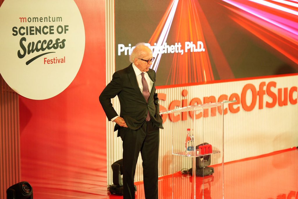 “Forward motion is the fastest education, just get going.” 

A powerful insight from Dr Price Pritchett that aligns with our theme at this year’s #ScienceOfSuccess: Success favours those who move with focus

Every step forward teaches, shapes and accelerates us