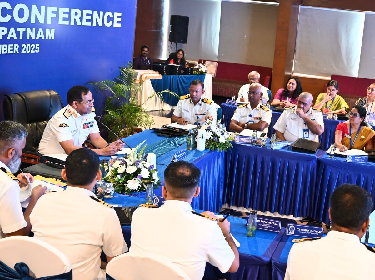 IN_NESNavy's tweet image. Delivering the #Keynote address, the Chairperson of NES underscored our commitment to #UniformStandards, #infrastructure upgrades and #CapacityBuilding building; and unveiled renewed #Vision &amp;amp; #Mission aligned with the national educational transformation agenda #NEP.