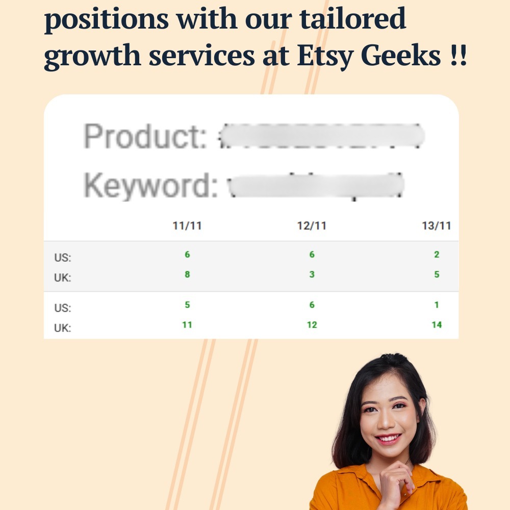 etsygeeks's tweet photo. Another Etsy seller is leveling up! Your success drives us—let’s grow your shop together. Learn how: https://t.co/XdwGjtd6y6
#EtsyGeeks #EtsyGrowth #ShopSuccess #EtsyGoals https://t.co/ywqP0ONuKc