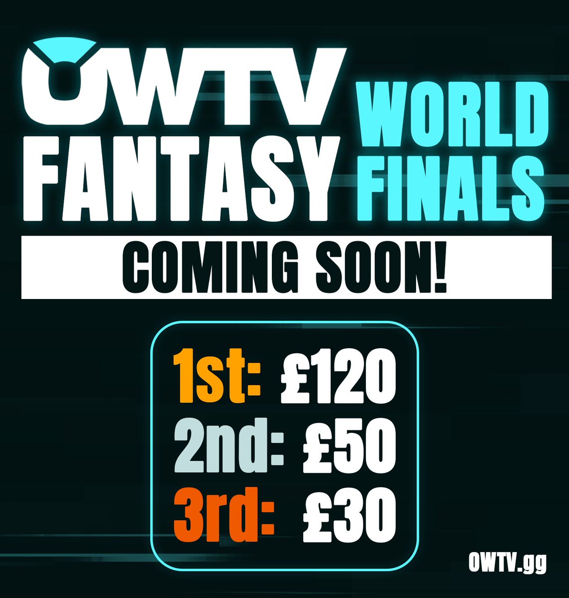 OWTVgg's tweet image. Anyone want to play Fantasy at World Finals?

Format, price reveals, and more to be announced

Join the Discord to keep up with all the latest 👇👇